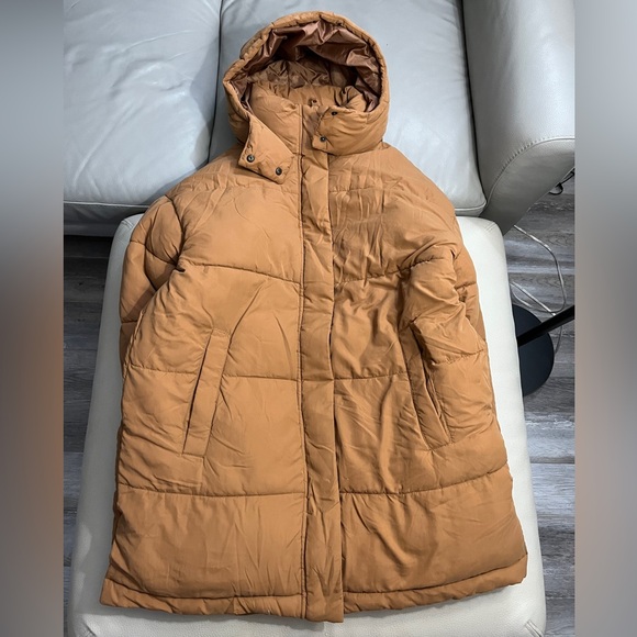 American Eagle Women’s Hooded Puffer Jacket - Size L - Picture 4 of 14